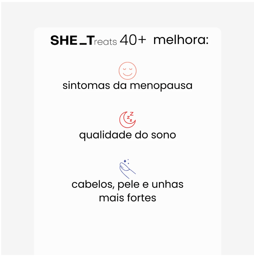 SHE_Treats 40+ (suplemento nutricional)