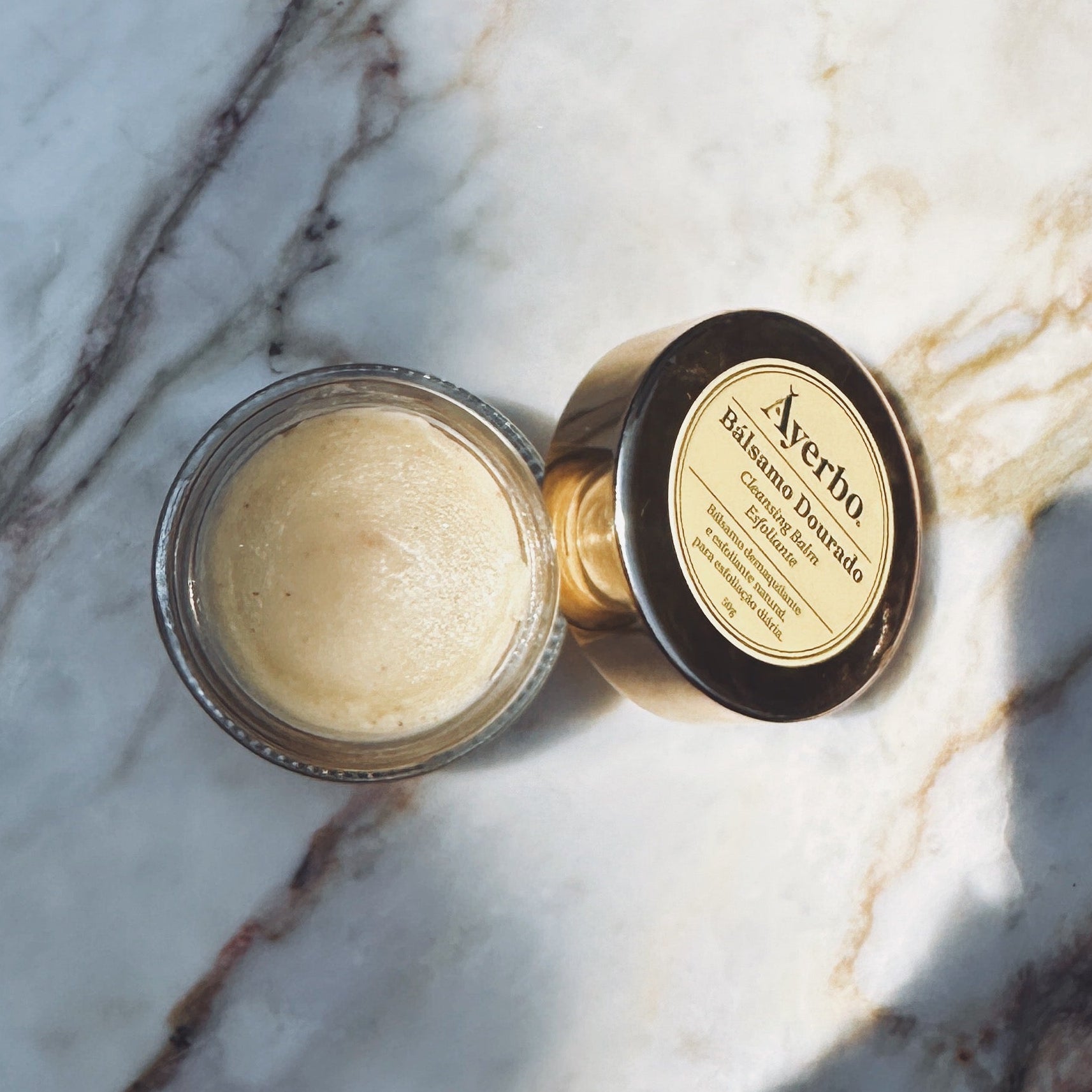 Cleansing Balm e Esfoliante Bálsamo Dourado